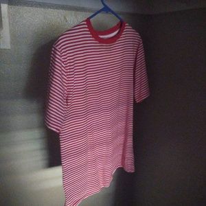 Red striped short sleeve